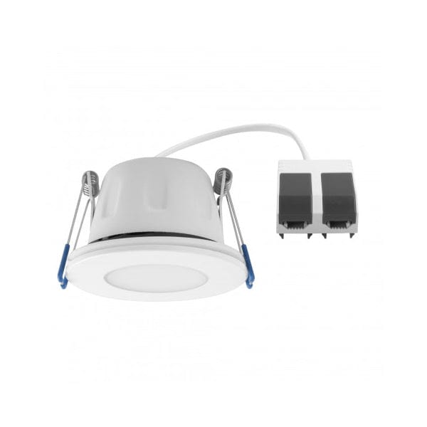 Megaman ESSENTIALS 5.5W IP65 TEGO Slim Downlight Dimmable White - 2700K (10 Pack) - 711126, Image 1 of 1