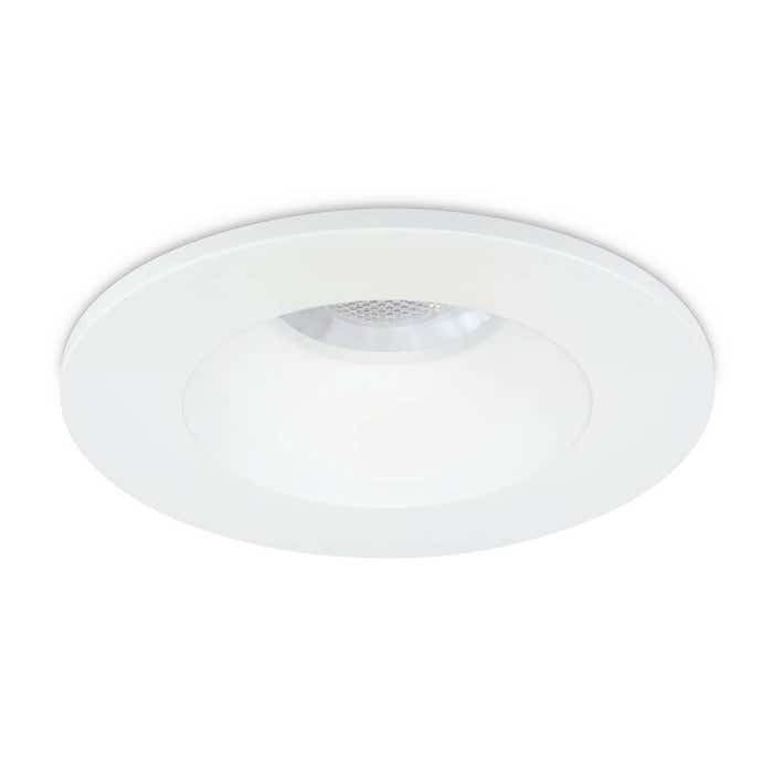 JCC V50 Pro Anti-glare Fire-rated LED Downlight 7.5W IP65 3000/4000K 600/650lm White - JC1019/WH, Image 1 of 1