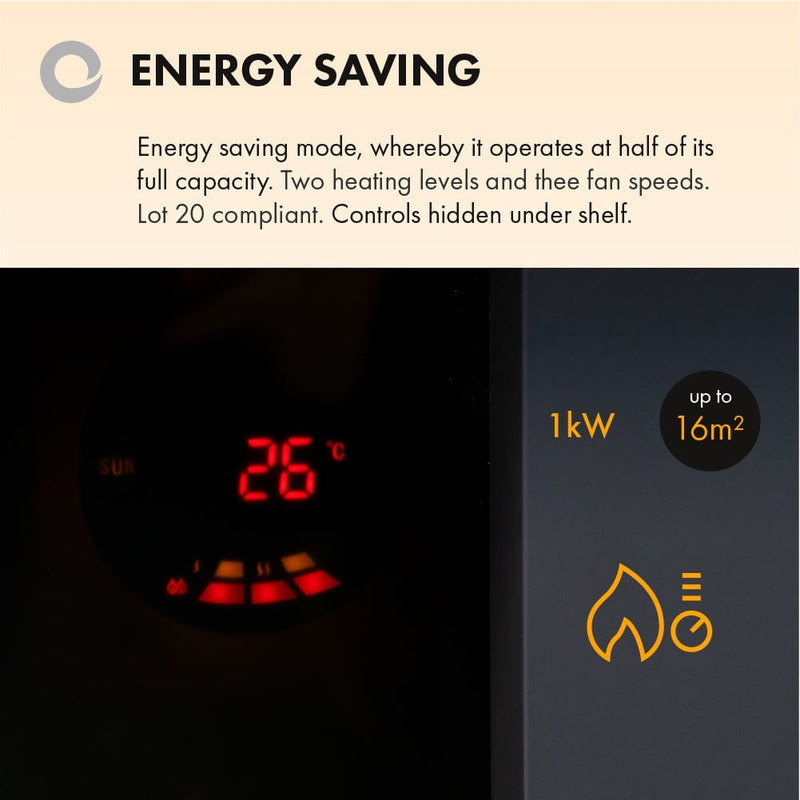 Devola Haslemere 2kW Optiflame Effect Electric Fireplace Suite – DVWF201GW - Return Unit, Image 8 of 10