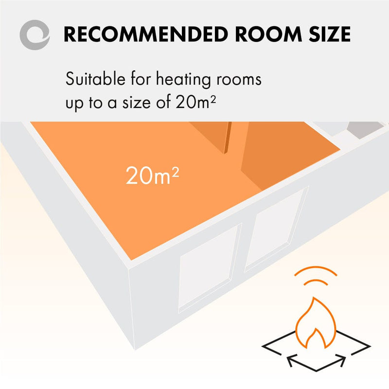 Devola Dorking 2kW Electric Fireplace Suite – DVWF202GW - Return Unit, Image 6 of 10