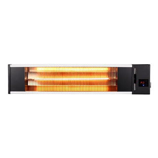Devola Master 2kW Wall Mounted Patio Heater with Remote Control IP34 (Black) - DVXSPH20WMB - Return Unit