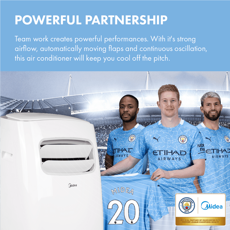 Midea Comfee 9000 BTU WiFi Compatible Portable Air Conditioner - White - MPPFA-09CRN7 - Return Unit, Image 7 of 9