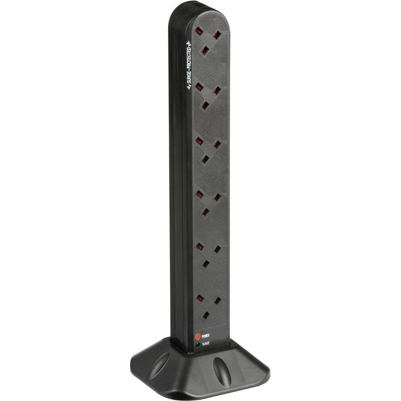Knightsbridge 12G 2M Surge Protected Tower - 12GTOWER, Image 1 of 1