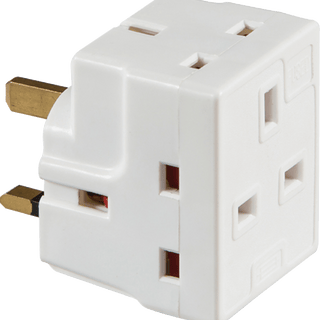Knightsbridge 13A 3-Way Mains Fused Adaptor - 1375
