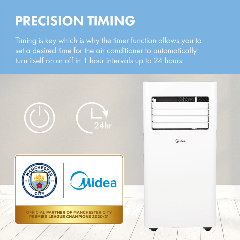 Midea Comfee 9000 BTU Portable Air Conditioner - White - MPPH-09E - Return Unit, Image 5 of 10