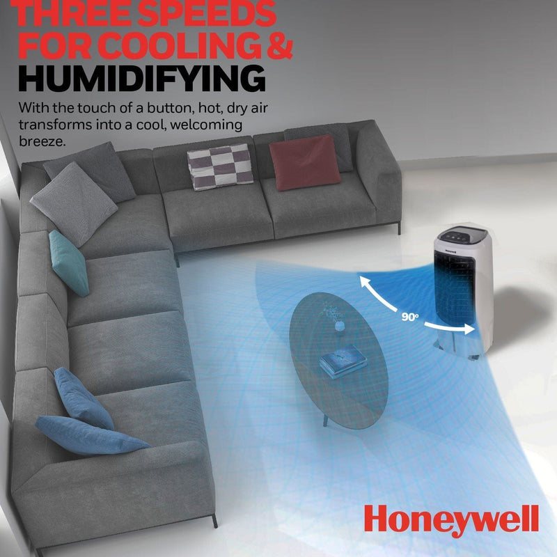 Honeywell 10Ltr Portable Evaporative Air Cooler - TC10PCE - Return Unit, Image 7 of 7