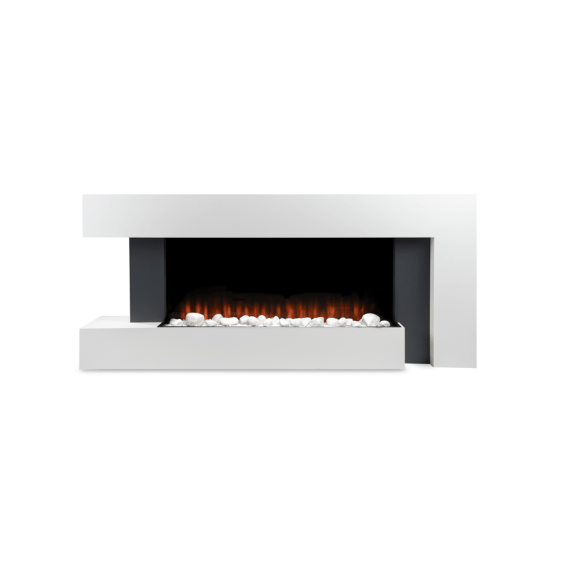 Devola Dorking 2kW Electric Fireplace Suite – DVWF202GW - Return Unit, Image 1 of 10