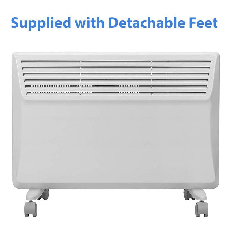 Devola Eco Contour 1.5kw Panel Heater With 24hr/7 Day Timer - DVS1500W - Return Unit, Image 2 of 6