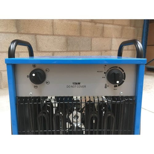 Broughton Mighty Heat Fire Flo 15kW 3 Phase Commercial Electric Space Heater - IFH15 - Return Unit, Image 3 of 4