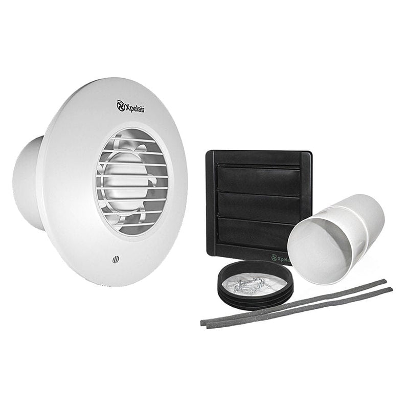 Xpelair DX100PIRR PIR Control Round Extractor Fan with Wall Kit - 93010AW - Return Unit, Image 1 of 1