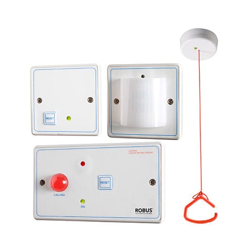 Robus Disabled Persons Toilet Alarm Kit - White - Return Unit, Image 1 of 1