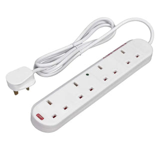 Knightsbridge 13A 4G 2M Surge Protected Extension Lead with Neon - 2004S2M