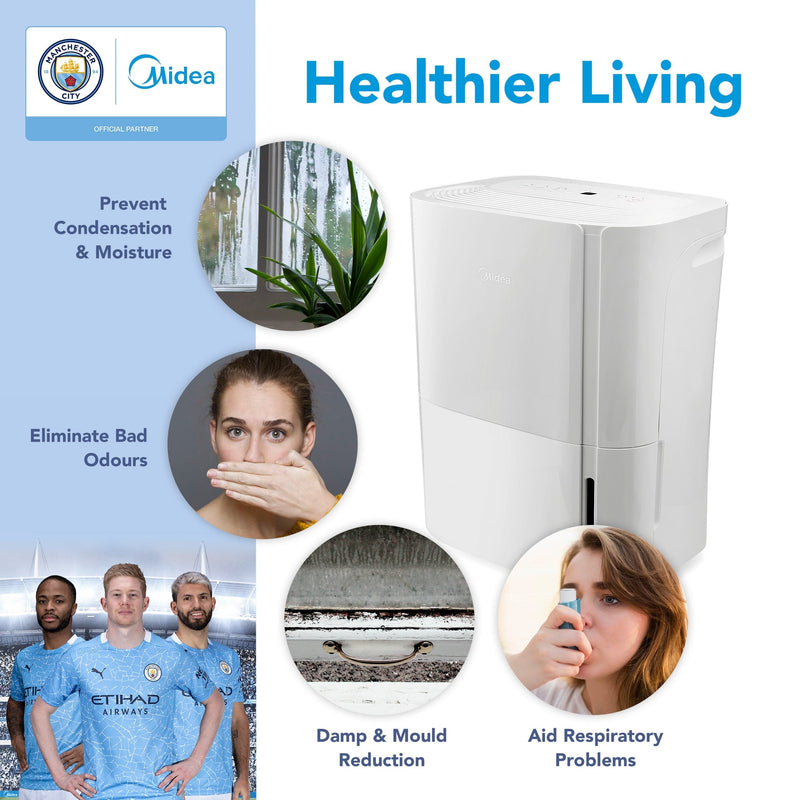 Midea DF 20L Portable Dehumidifier - MDDF-20DEN7 - Return Unit, Image 4 of 7