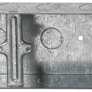 Deta 2 Gang & 1 Gang 35mm Metal Back Box - DB170