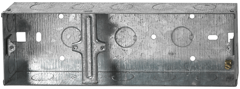 Deta 2 Gang & 1 Gang 35mm Metal Back Box - DB170, Image 1 of 1
