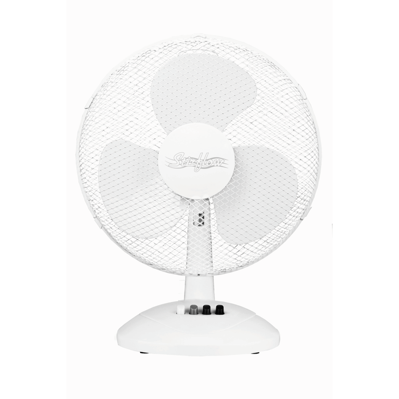 Stirflow 45W 3 Speed 16-inch Desk Fan - White - SFG16D - Return Unit, Image 1 of 2