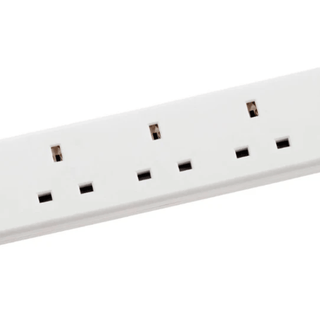 Deta 4 Gang 13A Extension Lead with Neon 2m - F4W2MP-XX