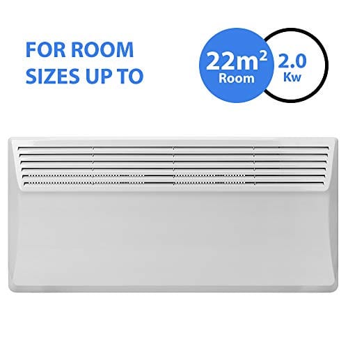 Devola Eco Contour 2kw Panel Heater With 24hr/7 Day Timer - DVS2000W - Return Unit, Image 3 of 7