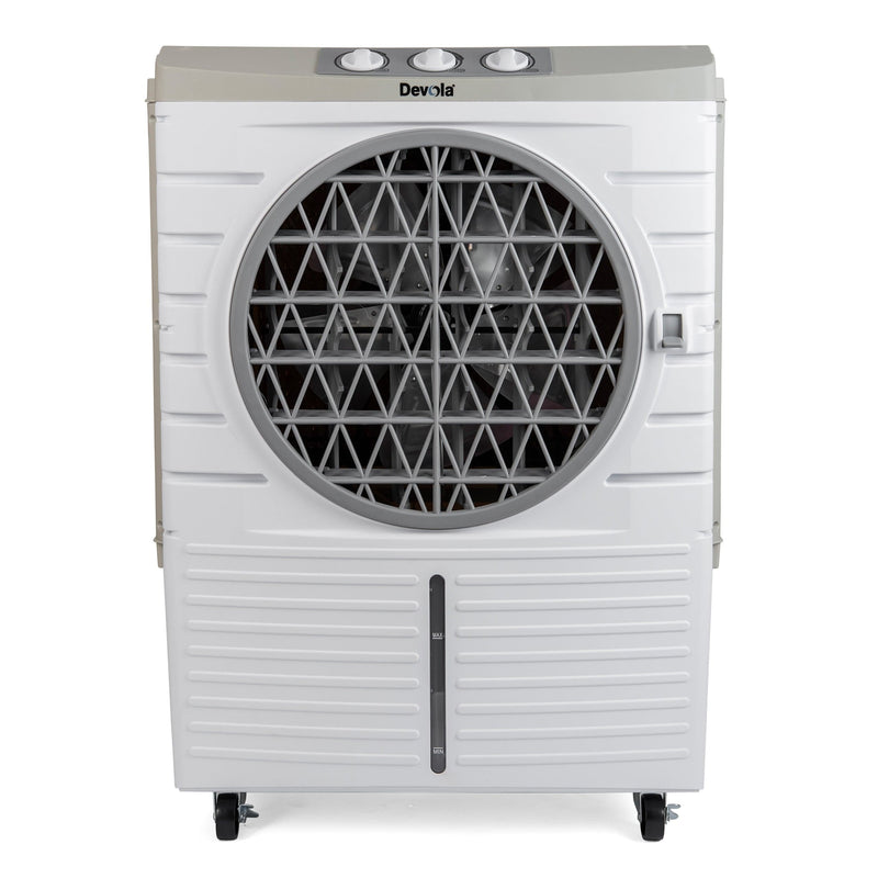 Devola 48L Evaporative Swamp Air Cooler 60 Meters Squared White/Grey - DVCL48P - Return Unit, Image 1 of 9