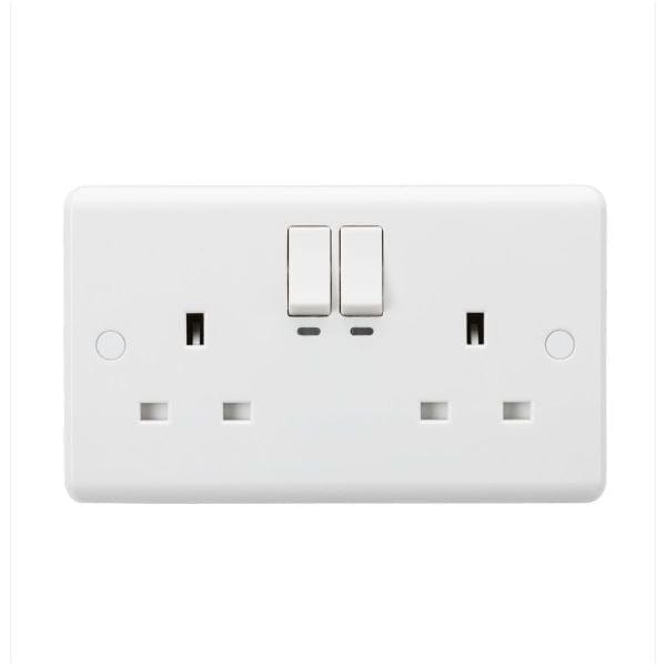 Knightsbridge 13A 2G Remote controlled socket - White - CU9R, Image 1 of 2