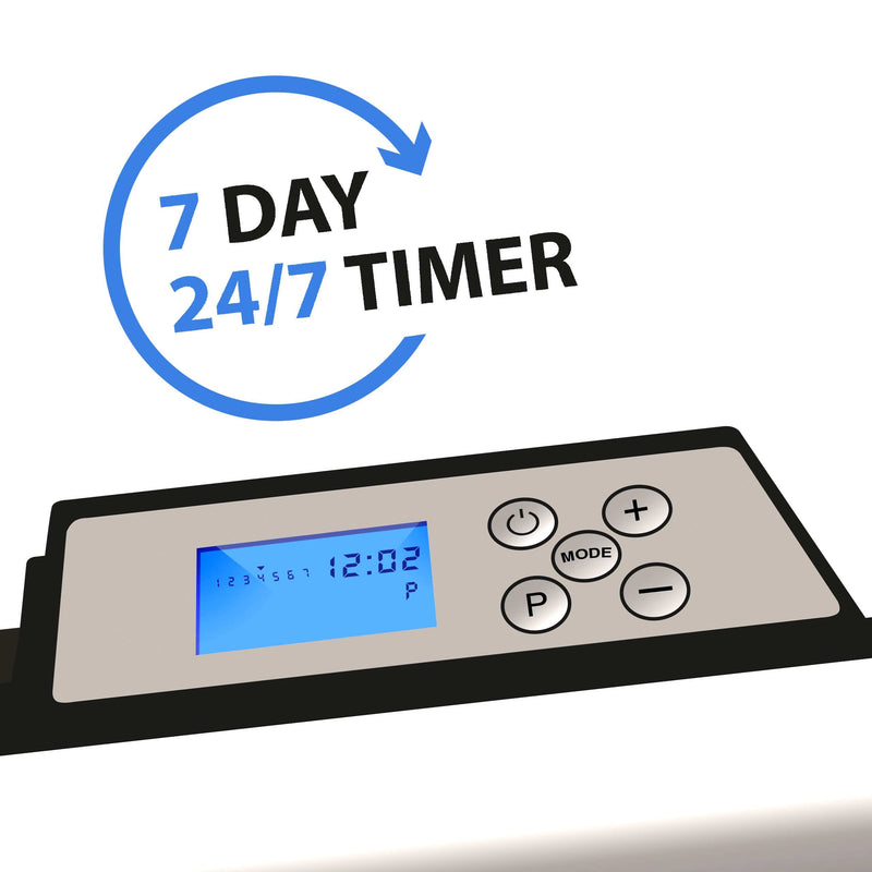 Devola Classic 1.5kw Panel Heater With 24hr Timer - DVC1500W - Return Unit, Image 7 of 8