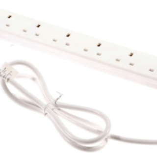 Deta 6 Gang 13A Extension Lead with Surge 2m - S6W2MP-X