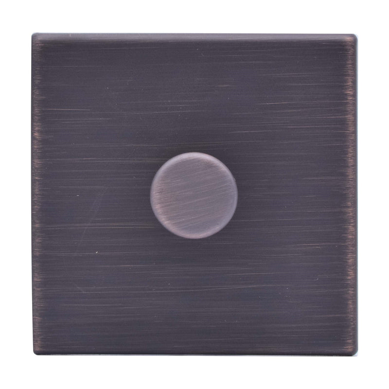 Hamilton Hartland G2 100W 1 Gang 2 Way Screwless Push Rotary LED Dimmer Switch - Etrium Bronze   - 7G2EB1XLEDITB100, Image 1 of 1