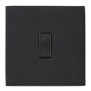 Hamilton Hartland G2 10A 1 Gang 2 Way Screwless Light Switch - Matt Black  - 7G2MBR21BL-B