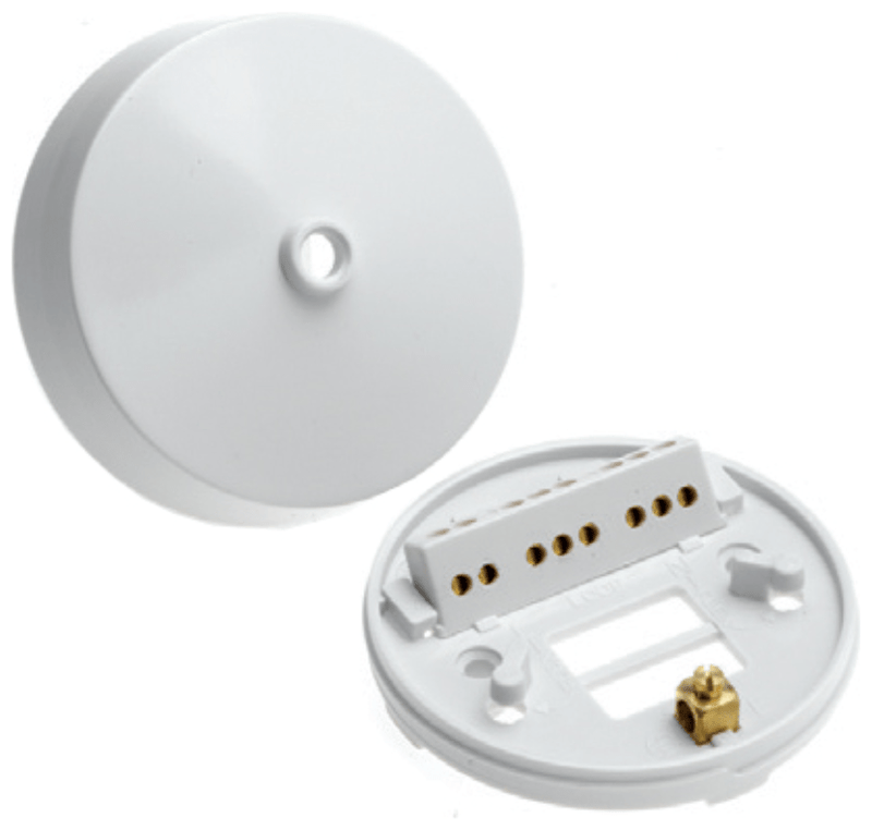 Deta Ceiling Rose with 3 In-Line Terminals & Earth Terminals - V1299, Image 1 of 1