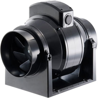 Manrose MF125T 125mm In-Line Mixed Flow Extractor Fan with Timer - Return Unit