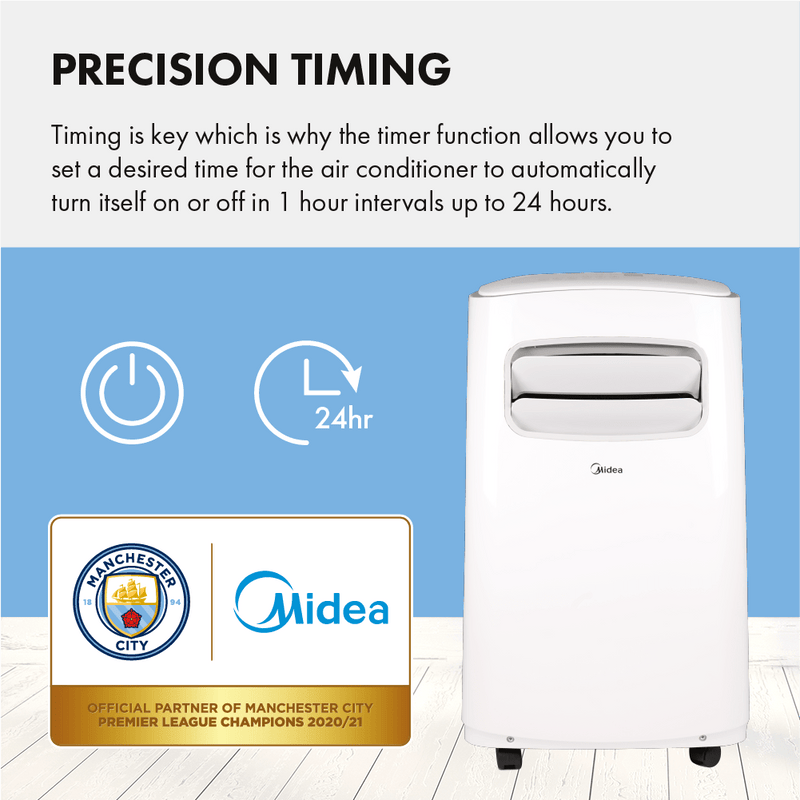 Midea Comfee 9000 BTU WiFi Compatible Portable Air Conditioner - White - MPPFA-09CRN7 - Return Unit, Image 5 of 9