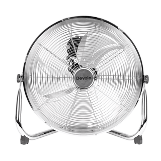 Devola High Power 80W 3 Speed 20-inch DC Floor Fan - Chrome - DV20FFC - Return Unit