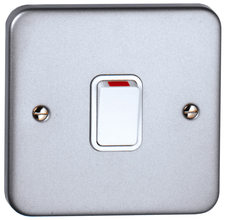 Deta Metal Clad 20A DP Switch & Back Box With Knockouts - M1213 ...
