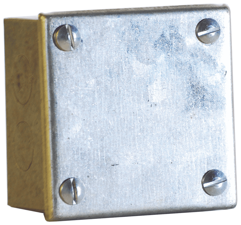Deta TTE Galvanised Adapater Box c/w Knockouts ( 75x75x50 ) - DT501332G, Image 1 of 1
