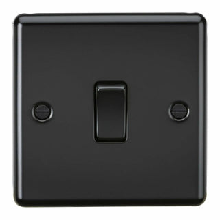 Knightsbridge 10AX 1G Intermediate Switch - Matt Black - CL12MBB
