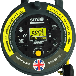 Deta 4 Gang 10A ReelPro Cassette with Thermal Cutout 5m - CP0510