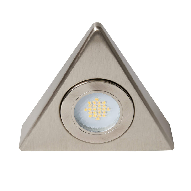 Forum Fonte 1.5W Triangle Under Cabinet Light Satin Nickel - Cool White - CUL-21626, Image 2 of 3