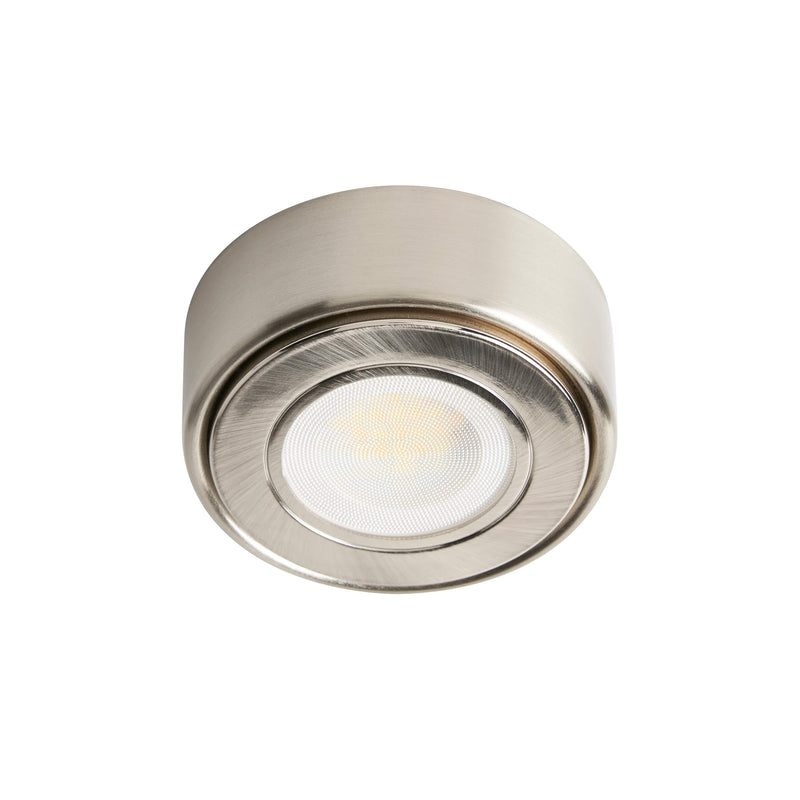 Forum Ellen 1.5W CCT Round Under-Cabinet Light -  Satin Nickel - CUL-35860, Image 2 of 3