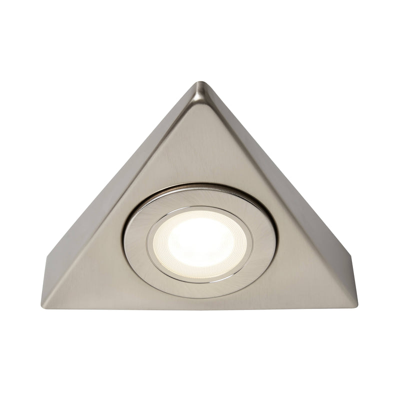 Forum Faro 1.5W CCT Triangle Under-Cabinet Light -  Satin Nickel - CUL-35861, Image 1 of 3