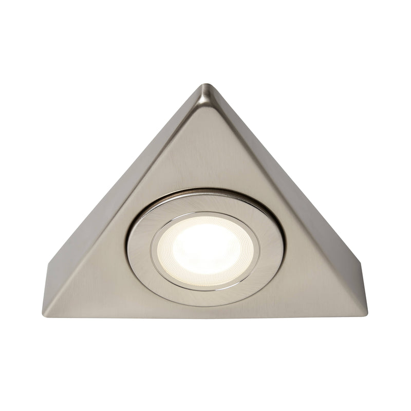 Forum Faro 1.5W CCT Triangle Under-Cabinet Light -  Satin Nickel - CUL-35861, Image 1 of 3
