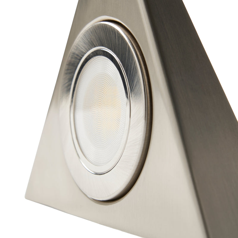 Forum Faro 1.5W CCT Triangle Under-Cabinet Light -  Satin Nickel - CUL-35861, Image 3 of 3