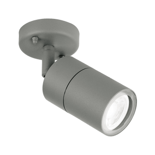 Aurora WallE IP44 Adjustable GU10 Wall Light - Grey - EN-WL1G