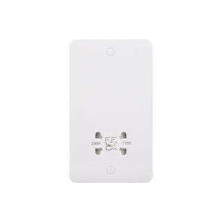 Schneider LWM Shaver Socket 115/230V White - GGBL7090S