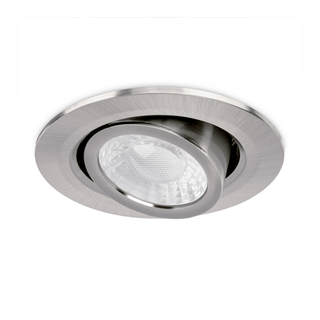 JCC X50 Fire rated downlight Tilt 3W/5W IP20 3000/4000/5700K 400/650 lms Brushed nickel - JC1102/BN