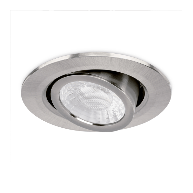 JCC X50 Fire rated downlight Tilt 3W/5W IP20 3000/4000/5700K 400/650 lms Brushed nickel - JC1102/BN, Image 1 of 1