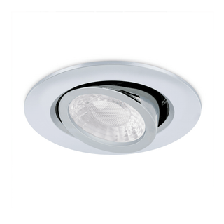 JCC X50 Fire rated downlight Tilt 3W/5W IP20 3000/4000/5700K 400/650 lms Chrome - JC1102/CH
