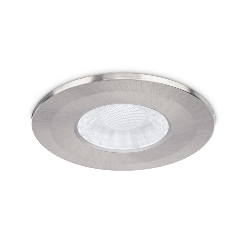 JCC X50 Fire rated downlight Bezel Aluminium Brushed Nickel - JC1107/BN, Image 1 of 2