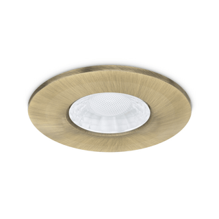 JCC X50 Fire rated downlight Bezel Aluminium Brass - JC1107/BR
