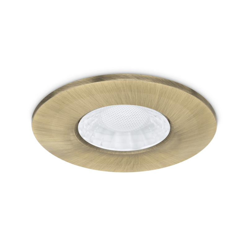 JCC X50 Fire rated downlight Bezel Aluminium Brass - JC1107/BR, Image 1 of 1