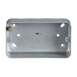 Knightsbridge Metal Clad 2G Back Box - M8900
